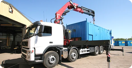 Transporte de contenedores marítimos